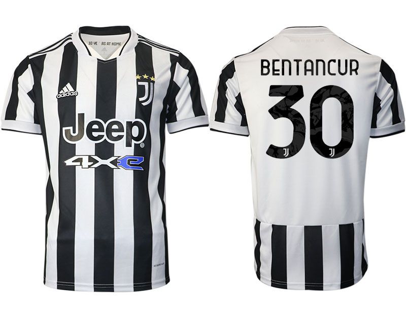 Men 2021-2022 Club Juventus home aaa version white #30 Adidas Soccer Jersey->juventus jersey->Soccer Club Jersey